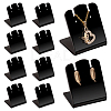 Acrylic Slant Bacl Earring Display Stands EDIS-WH0031-28C-01-1