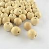 Dyed Natural Wood Beads WOOD-Q006-14mm-04-LF-1