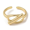 Brass Open Cuff Rings RJEW-Q778-15G-2