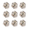 Brass Rhinestone Beads RB-H034-4-2