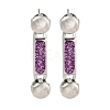 304 Stainless Steel Enamel Stud Earrings EJEW-S229-15P-03-1