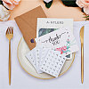 80 Sheets 4 Patterns PVC Waterproof Self-Adhesive Sticker Sets STIC-OC0001-10E-6