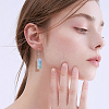 DIY Blank Rectangle Dome Earring Making Kit STAS-DC0015-38-7