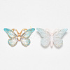 Transparent Acrylic Pendants LS-TACR-R140-08G-2