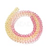 Transparent Painted Glass Beads Strands DGLA-A034-T3mm-A07-5