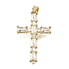 Brass Pave Cubic Zirconia Pendants CU-CBAE7DF-11G-D02-1