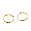 Brass Soldered Closed Rings KK-B147-05C-G-2