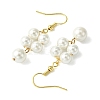 Shell Pearl Dangle Earrings EJEW-JE05996-4