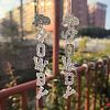 Word HOWDY Acrylic Dangle Stud Earrings FS-WGBB6AA-11-1