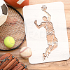 Plastic Drawing Painting Stencils Templates DIY-WH0396-607-3