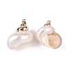 Natural Sea Shell Pendants SSHEL-N038-54-2