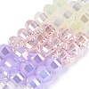 Electroplate Mixed Styles Glass Beads Strands EGLA-N022-14A-A01-1