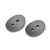 Non-Magnetic Hematite Buttons X-G-S075-2-2