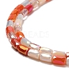 Electroplate Glass Beads Strands EGLA-D030-08E-3