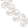 Electroplated Glass Pearl Beads Strands GL-CBA64F3-02-2