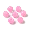 Natural White Jade(Dyed) European Beads G-N342-03T-1