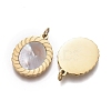 Natural Shell Charms STAS-H100-02G-3