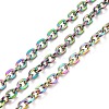 PVD Vacuum Plating 304 Stainless Steel Cable Chains CHS-K016-01MC-1