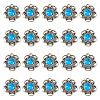Tibetan Style Alloy with Resin Imitation Turquoise Connector Charms FIND-TAC0035-47AS-11-1