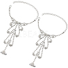 2Pcs Crystal Rhinestone Tennis Ring Bracelet BJEW-CN0001-17C-1