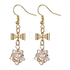 Glass Star Dangle Earrings EJEW-JE05548-05-1