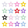 40Pcs Opaque Acrylic Pendants MACR-TA0002-84-2