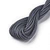 Round Waxed Polyester Cord X-YC-WH0005-01-1