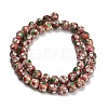 Handmade Cloisonne Brass Beads Strands KK-CBA6970-01-4