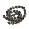 Natural Larvikite Beads Strands G-K387-A02-02-4