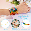 6Pcs Glass Beads Bracelets BJEW-TAC0038-5