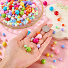502Pcs 3 Styles Opaque Acrylic Beads OACR-TA0004-34-6