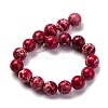 Dyed Natural Regalite/Imperial Jasper/Sea Sediment Jasper Beads Strands G-B124-C03-03-5