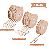 3 Rolls 3 Style Burlap Ribbons OCOR-AR0001-15-6