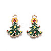 Christmas Alloy Enamel Pendants ENAM-Q442-64-2