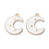 Alloy Enamel Pendants ENAM-O001-11J-G-1