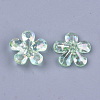 Transparent Acrylic Bead Caps TACR-T007-05C-2