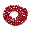 Electroplate Glass Beads Strands EGLA-A044-P6mm-A15-3