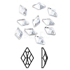 Glass Rhinestone Cabochons RGLA-L025-E03-001-1
