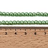 Eco-Friendly Dyed Glass Pearl Round Beads Strands HY-A002-4mm-RB008N-3