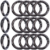 15Pcs Zinc Alloy Spring Gate Rings FIND-BBC0005-01B-B-1