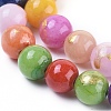 Natural Mashan Jade Beads Strands G-F670-A16-10mm-3