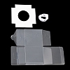 Transparent PET Cupcake Packing Boxes with Paper Base PL-CBA0AB9-01D-2