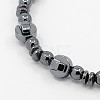 Fashionable Magnetic Synthetic Hematite Necklaces NJEW-K008-04-2