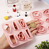 2Pcs 2 Style Trapezoid & Rectangle & Teardrop & Square ABS Plastic Plasticine Tools DIY-TA0005-58-5
