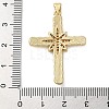Brass Micro Pave Clear Cubic Zirconia Pendants KK-A212-06G-G-3