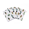 Polycotton(Polyester Cotton) Packing Pouches Drawstring Bags ABAG-T007-02L-1