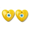 Handmade Evil Eye Lampwork Pendants LAMP-F035-11C-1