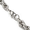 201 Stainless Steel Rope Chain Necklace STAS-Z056-04P-3