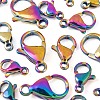 60Pcs 4 Style Ion Plating(IP) 304 Stainless Steel Lobster Claw Clasps STAS-LS0001-46MC-4