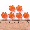 Frosted Acrylic Bead Caps MACR-S371-07A-726-4